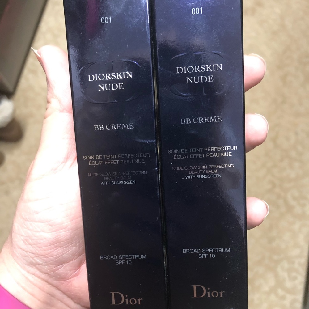 Set of 2 NEW Diorskin Nude BB Cream 001